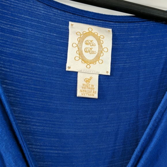 Anthropologie (Ric Rac) Blue Top - Picture 2 of 4